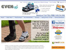 Tablet Screenshot of evenupcorp.com